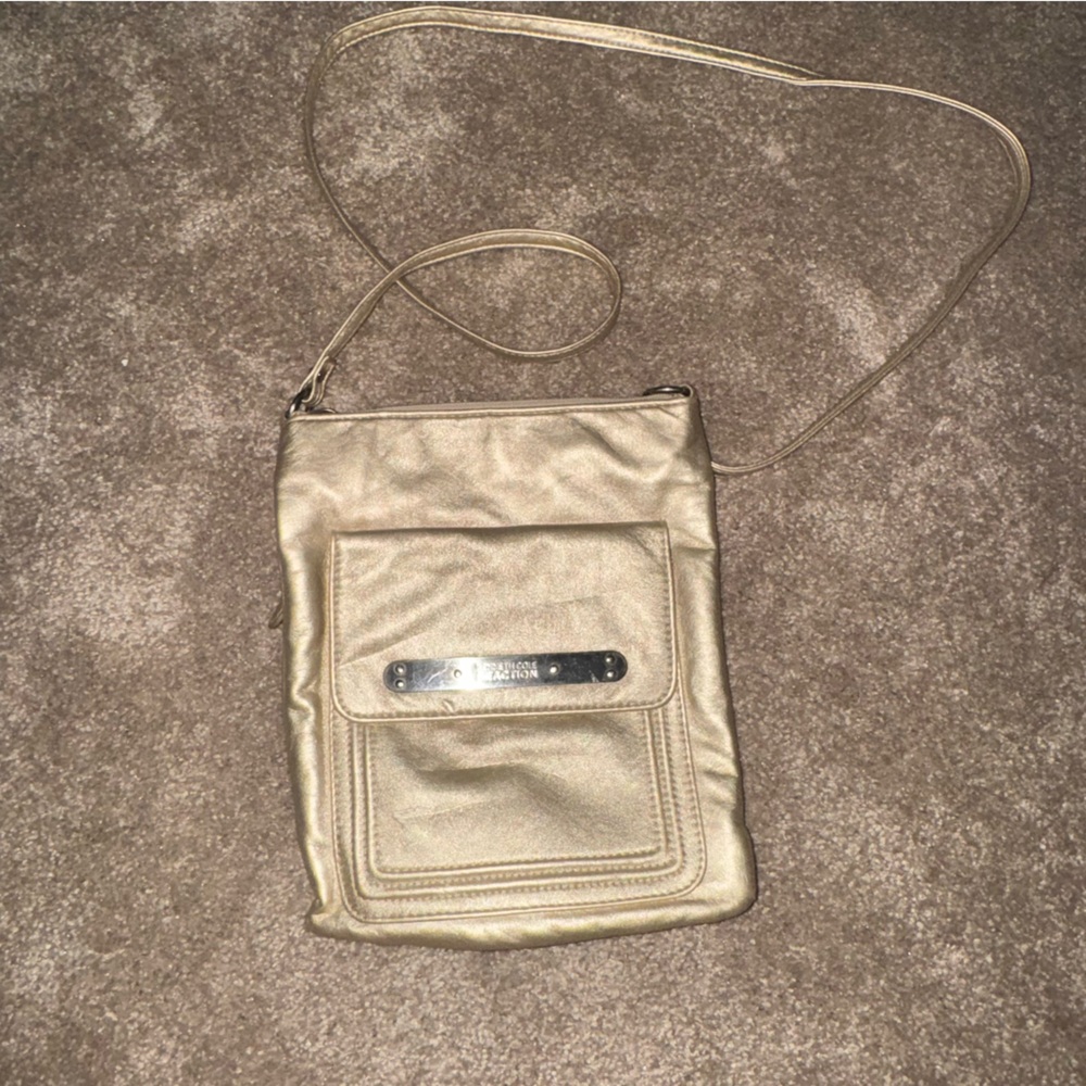 Kenneth Cole Reaction Gold Crossbody Bag